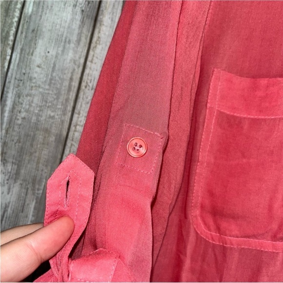 Loft Pink Button Down - Picture 3 of 5